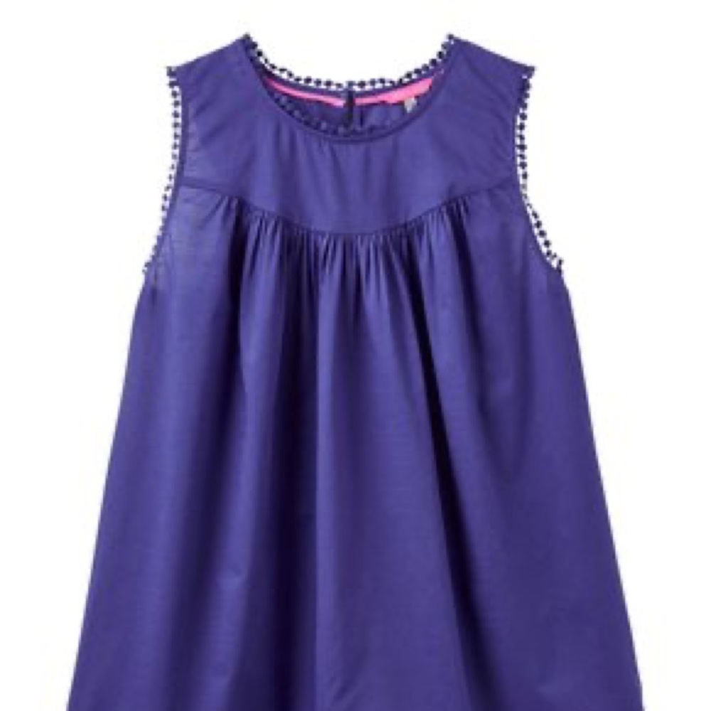 Joules Romella Sleeveless Purple Tank Top SZ 6